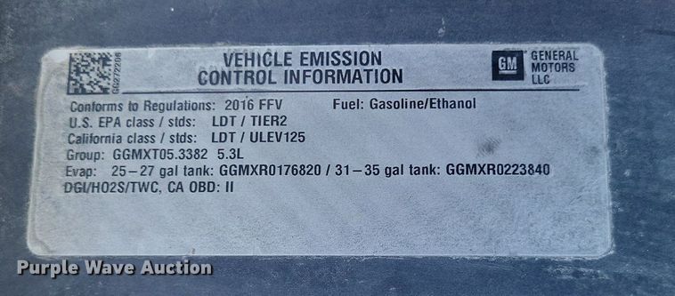 image for item LS9645 2016 Chevrolet Silverado 1500  Crew Cab pickup truck