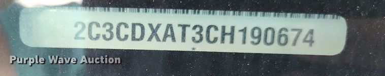 image for item LS9647 2012 Dodge  Charger Police