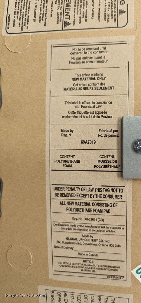 image for item LY9301 (14) Global Upholstery chairs