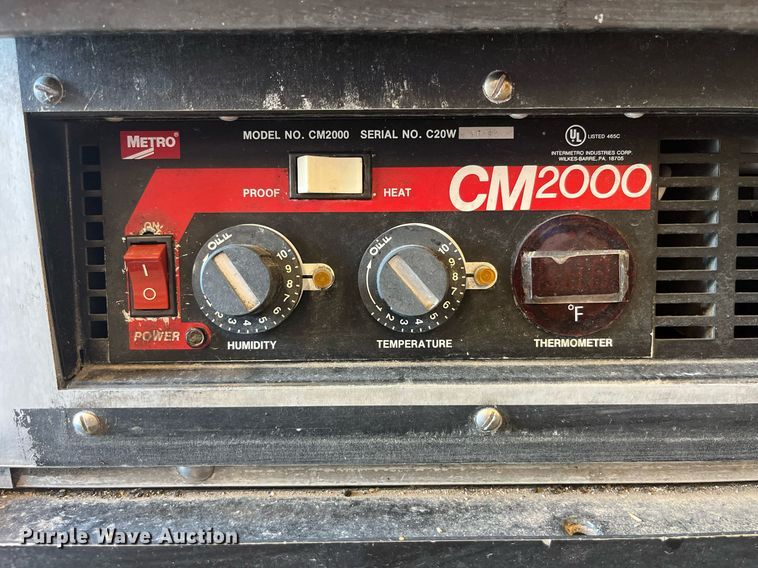 image for item MG9415 1997 Metro C175-CM2000  heated proofing cabinet