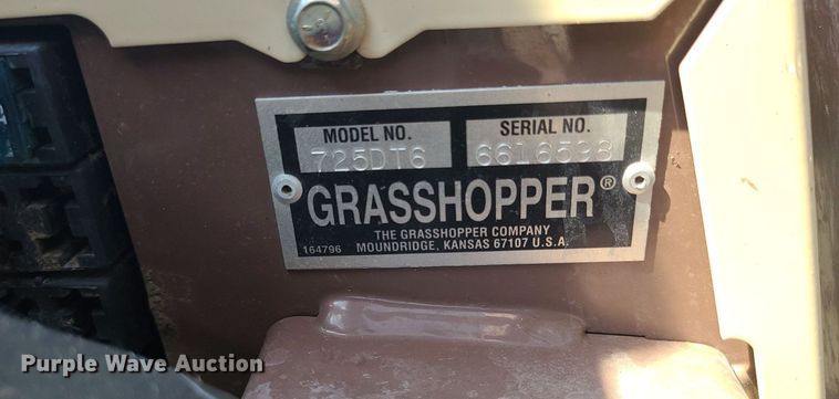 image for item MG9554 Grasshopper 725DT6  ZTR lawn mower