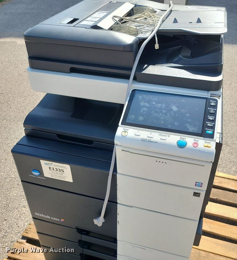 image for item MG9560 Konica Minolta Bizhub C654  copier