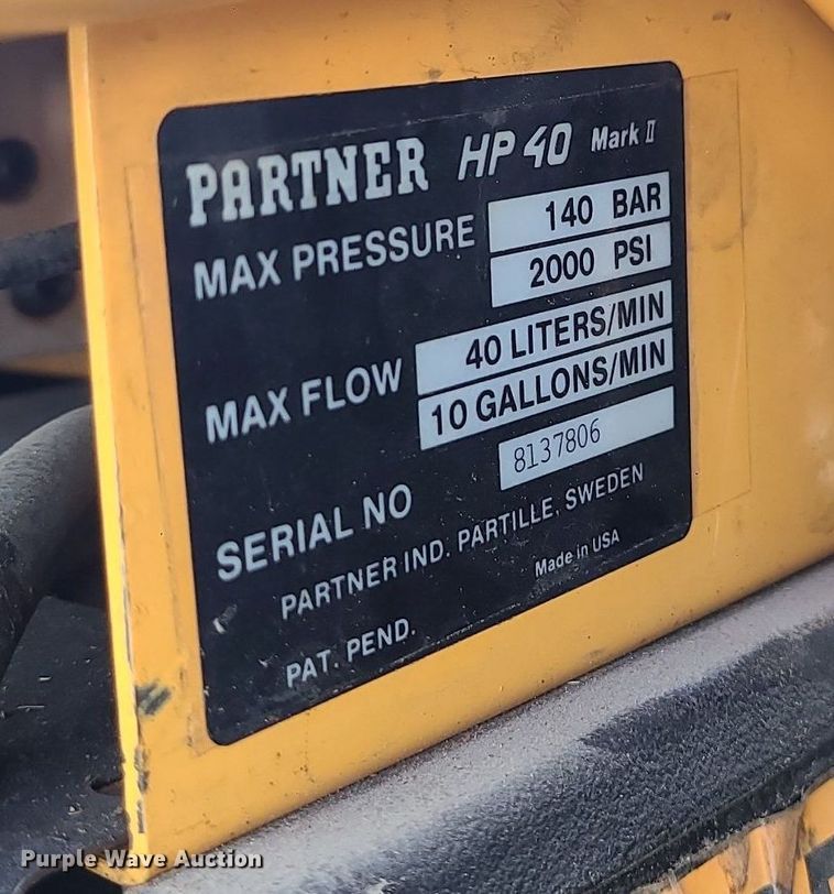 image for item MG9565 Partner HP40 Mark II  hydraulic power unit