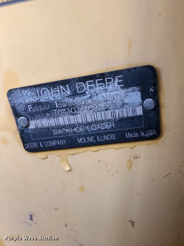 image for item MG9679 2008 John Deere 410J  backhoe