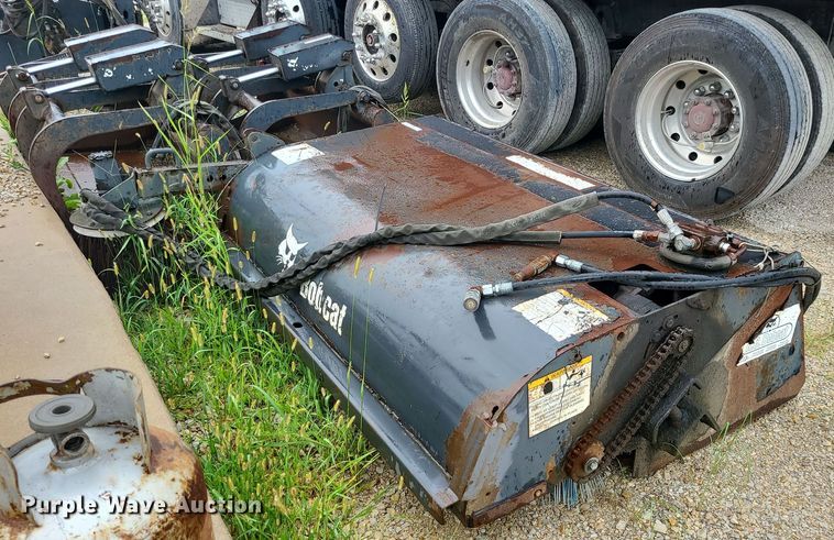 image for item MG9680 Bobcat  72"W skid steer sweeper