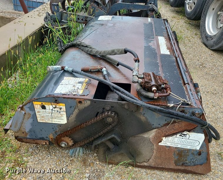 image for item MG9680 Bobcat  72"W skid steer sweeper