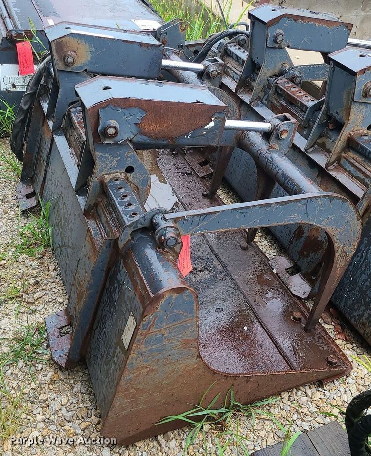 image for item MG9681 Bobcat  66"W skid steer grapple bucket