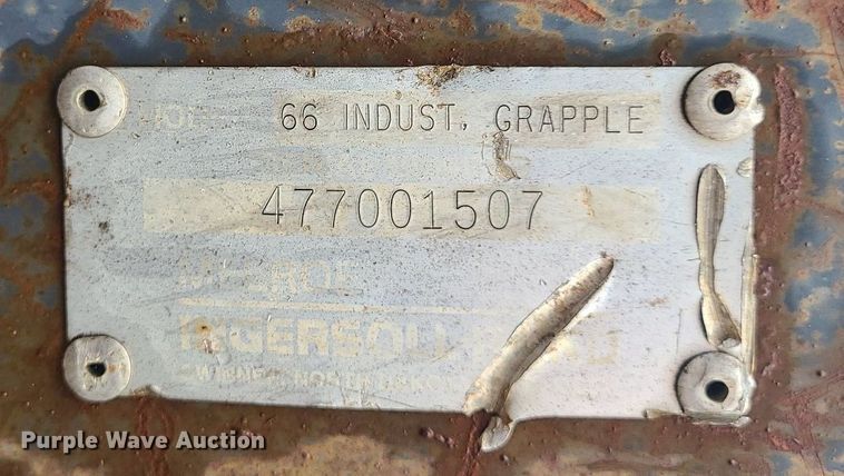 image for item MG9682 Bobcat  66"W skid steer grapple bucket