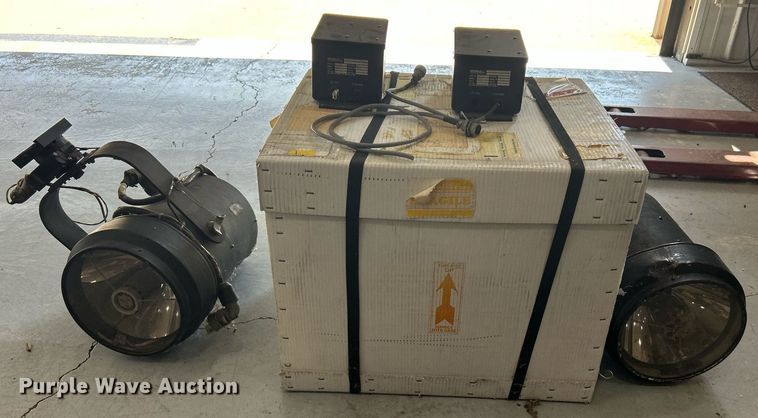 image for item MG9976 (3) Spectrolab SX419 helicopter search lights