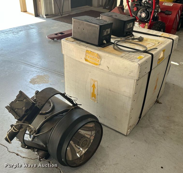 image for item MG9976 (3) Spectrolab SX419 helicopter search lights