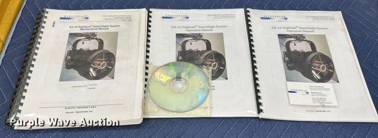 image for item MG9976 (3) Spectrolab SX419 helicopter search lights