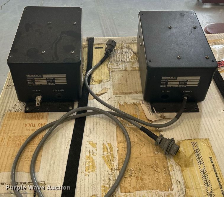 image for item MG9976 (3) Spectrolab SX419 helicopter search lights