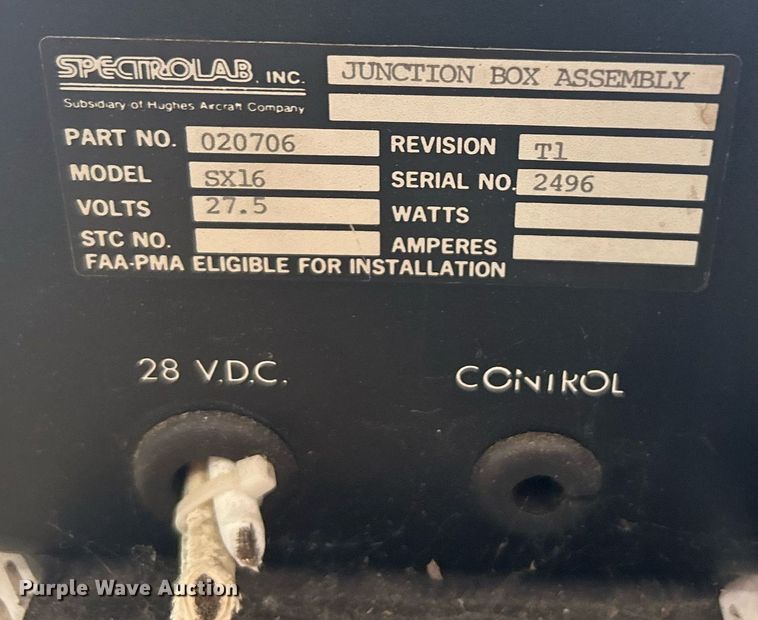 image for item MG9976 (3) Spectrolab SX419 helicopter search lights
