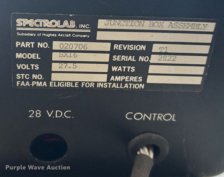 image for item MG9976 (3) Spectrolab SX419 helicopter search lights