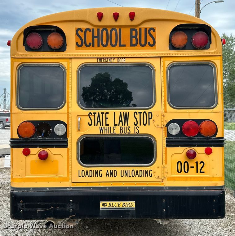 image for item ML9123 2001 Blue Bird All American  school bus
