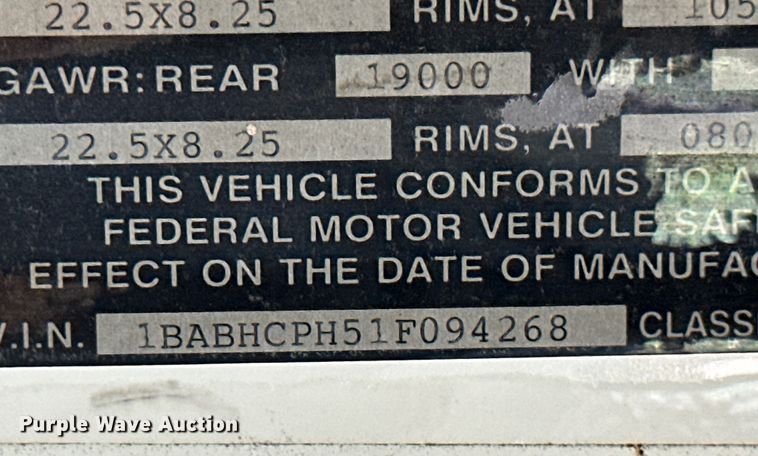 image for item ML9123 2001 Blue Bird All American  school bus