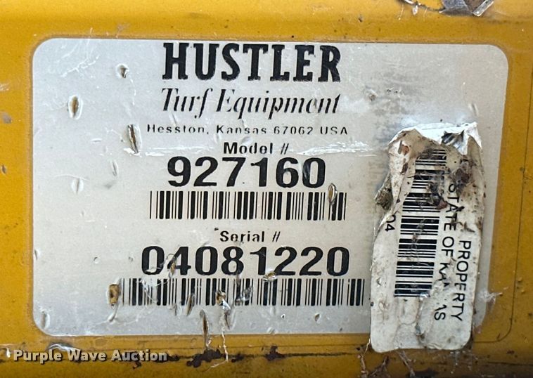 image for item ML9132 Hustler 927160  ZTR lawn mower