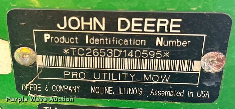 image for item ML9133 John Deere 2653A  reel mower
