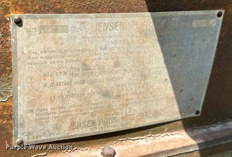 image for item ML9145 Oilfield Equipment