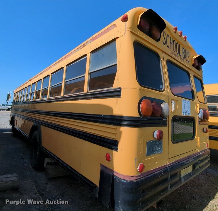 image for item MY9492 1990 Blue Bird  TC2000  school bus