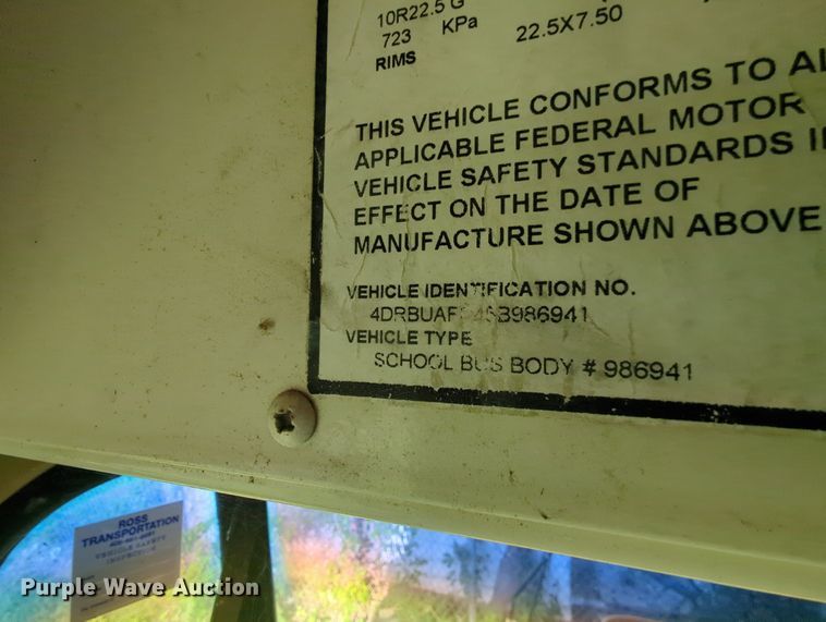 image for item MY9496 2005 International CE  school bus