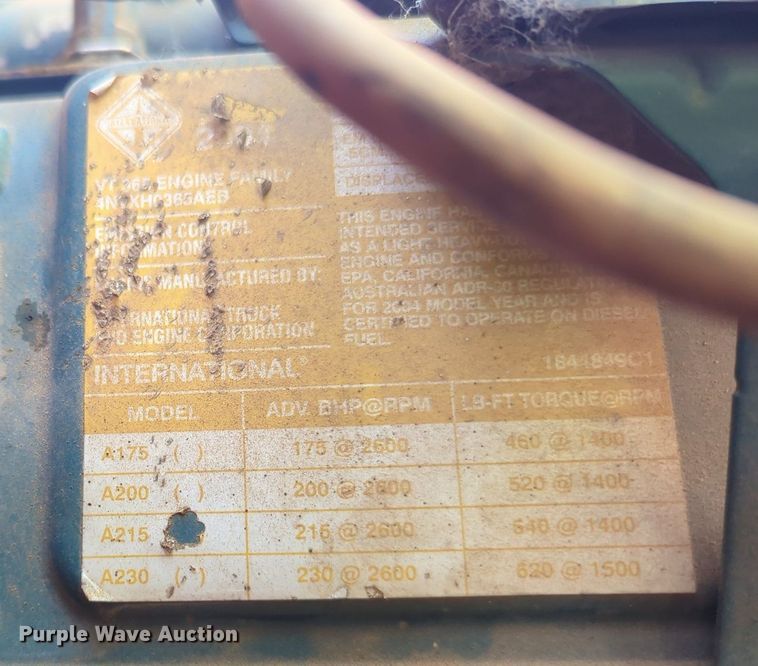 image for item MY9496 2005 International CE  school bus