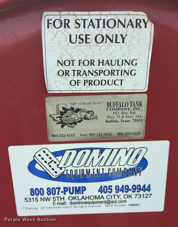 image for item MY9892 Buffalo  tank