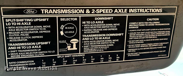 image for item NA9076 1987 Ford F800  pumper fire truck