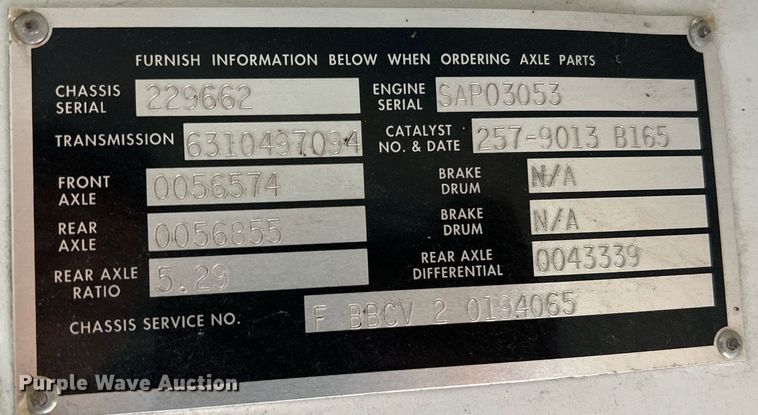 image for item NA9097 2006 Blue Bird  school bus