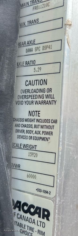 image for item NI9020 2007 Peterbilt 335  dump truck