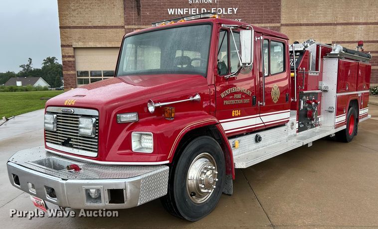 image for item NL9443 1997 Freightliner FL70  pumper fire truck