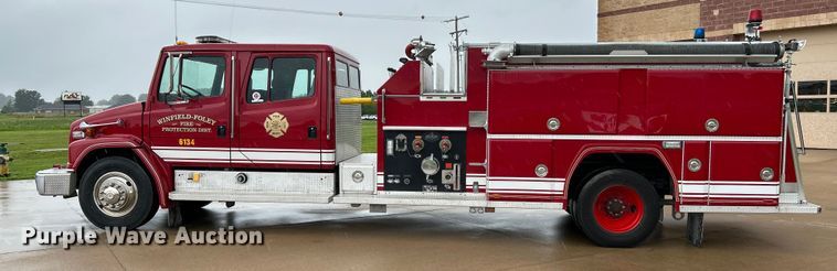 image for item NL9443 1997 Freightliner FL70  pumper fire truck