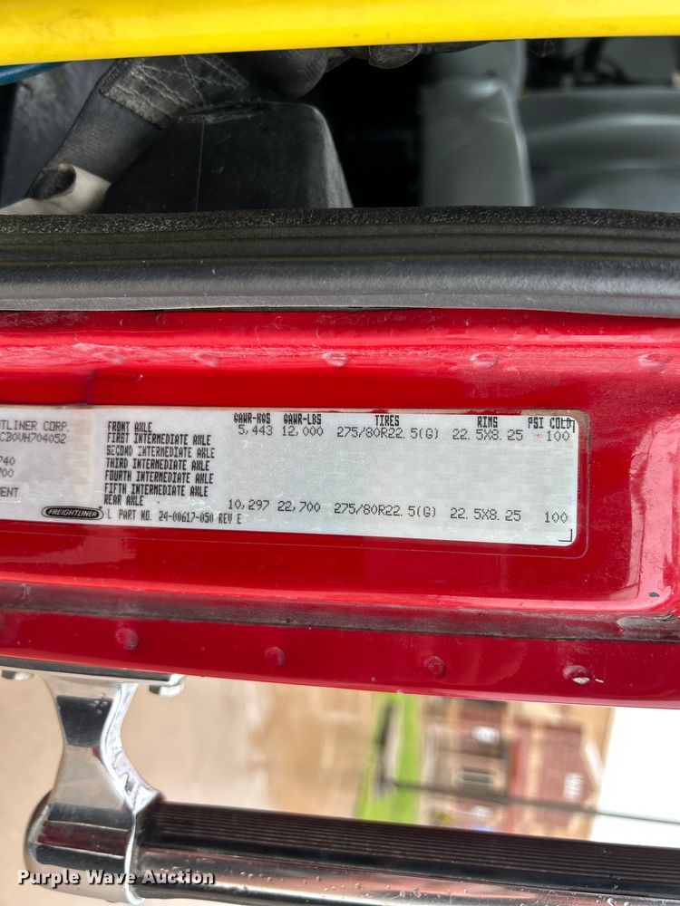 image for item NL9443 1997 Freightliner FL70  pumper fire truck