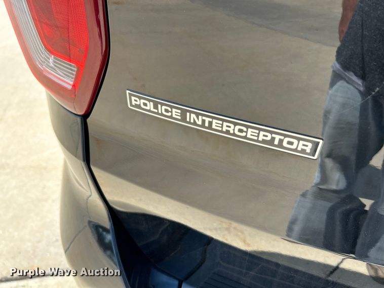 image for item NL9462 2018 Ford Explorer Police Interceptor  SUV