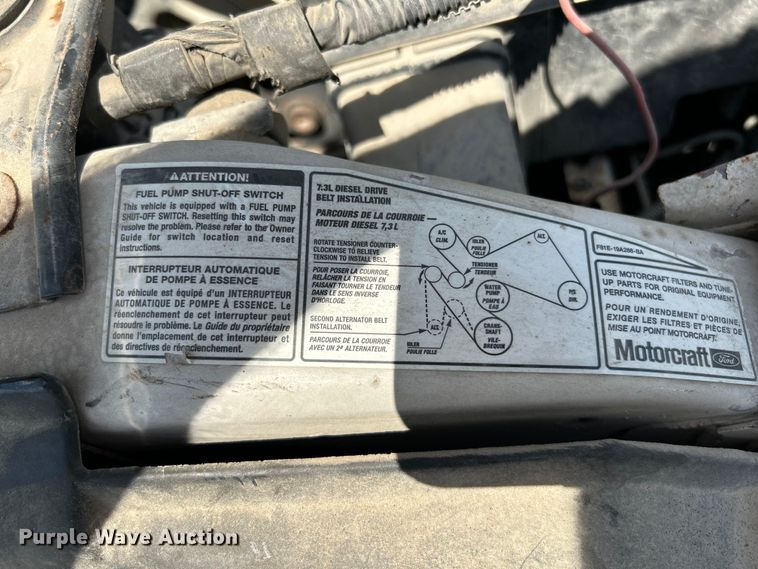 image for item NL9463 2000 Ford F350 Super Duty XL  Crew Cab pickup truck