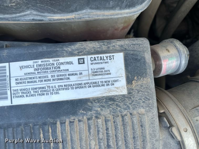 image for item NM9494 2007 Chevrolet Silverado 1500  Ext. Cab pickup truck