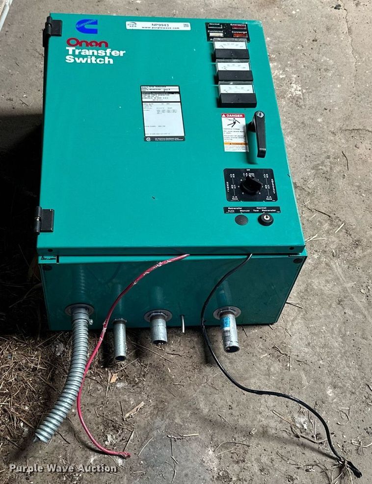 image for item NP9943 Onan OTA-4965444  transfer switch