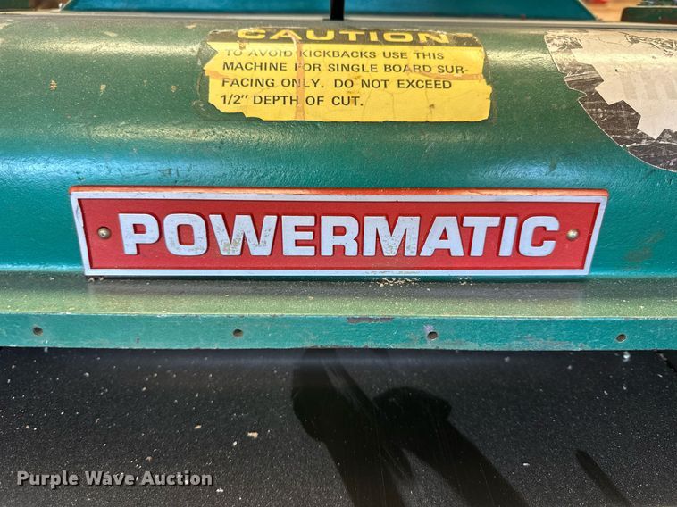 image for item NP9979 Powermatic 180  18" planer