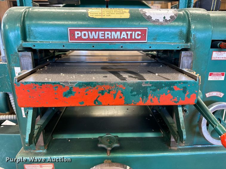 image for item NP9979 Powermatic 180  18" planer