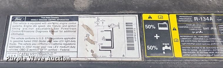 image for item NT9916 2002 Ford F150  SuperCab pickup truck