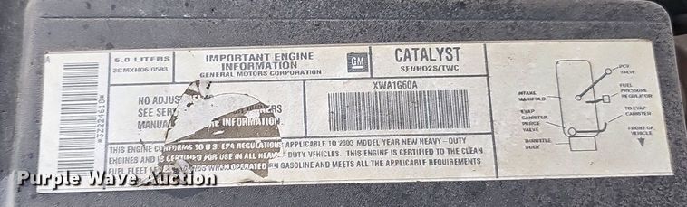 image for item NT9919 2003 Chevrolet Silverado 2500HD  pickup truck