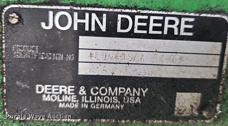 image for item NT9924 2006 John Deere 6415  tractor