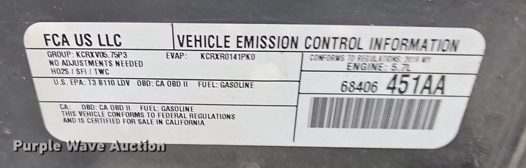 image for item NT9925 2019 Dodge  Charger Police