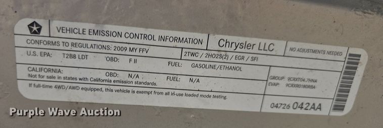 image for item NT9933 2009 Jeep Grand Cherokee  SUV