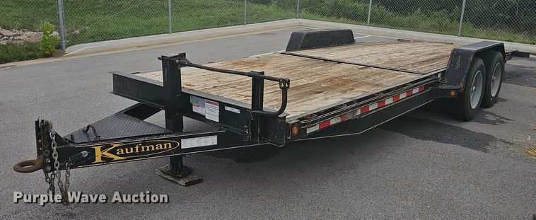 image for item NT9941 2014 Kaufman  tilt deck equipment trailer