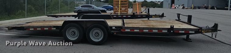 image for item NT9941 2014 Kaufman  tilt deck equipment trailer