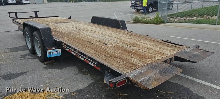 image for item NT9941 2014 Kaufman  tilt deck equipment trailer