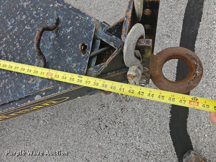 image for item NT9941 2014 Kaufman  tilt deck equipment trailer