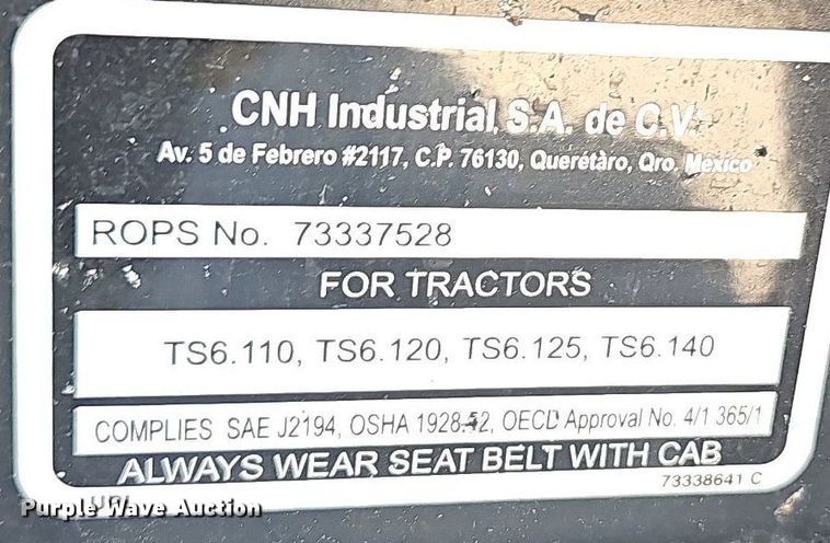 image for item NT9952 2014 New Holland TS6.140  MFWD tractor