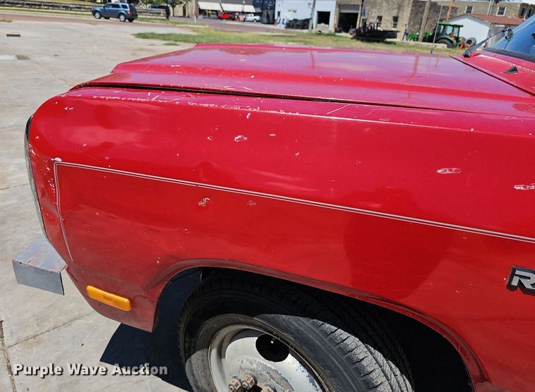 image for item NU9083 1992 Dodge D350  utility bed pickup truck